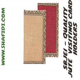 JUTE  VISITING CARD HOLDERS